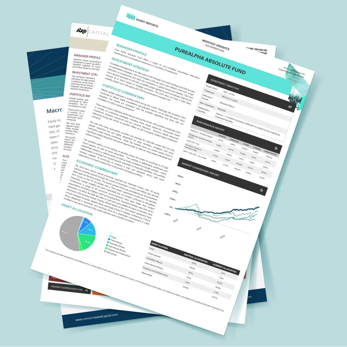 fund factsheet stack